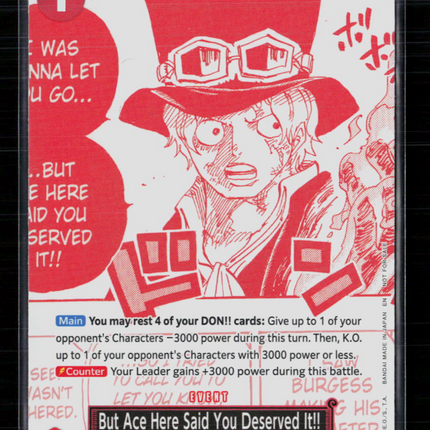 One Piece But Ace Here Said You Deserved It!! (3rd Anniversary) Promo OP13-019