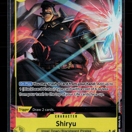 One Piece Shiryu (Full Art) The Time of Battle SR • OP16-108 Foil