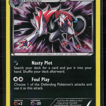 Pokemon 2011 Black & White Zoroark #BW09