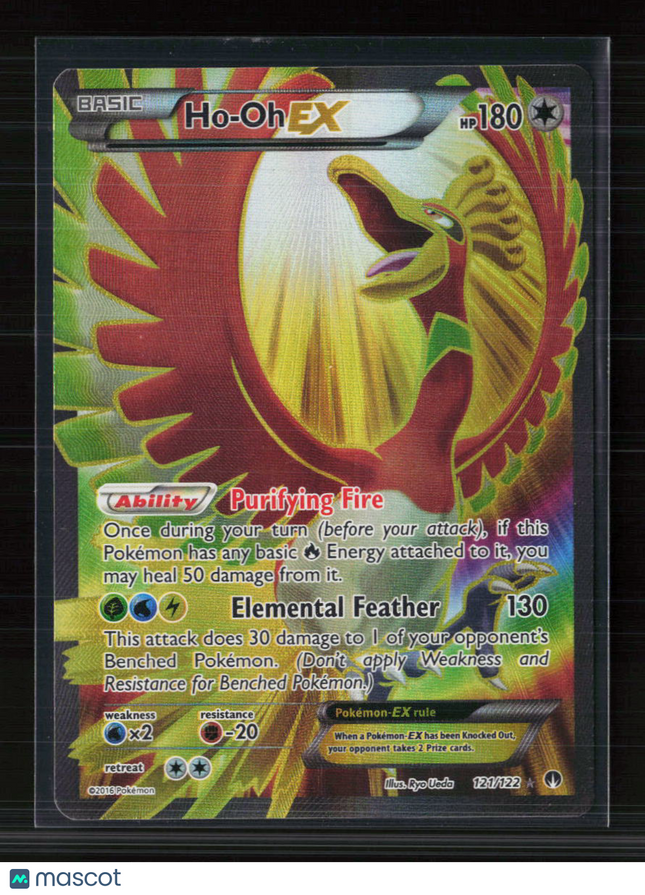 Pokemon 2016 BREAKpoint Ho-Oh EX FA #121/122
