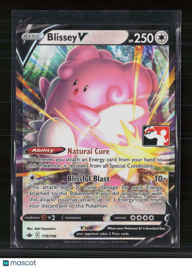 Pokemon 2021 Chilling Reign Blissey V #119/198
