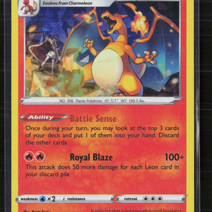 Pokemon Charizard (Cracked Ice Holo) Deck Exclusives Holo Rare 025/185 Holofoil