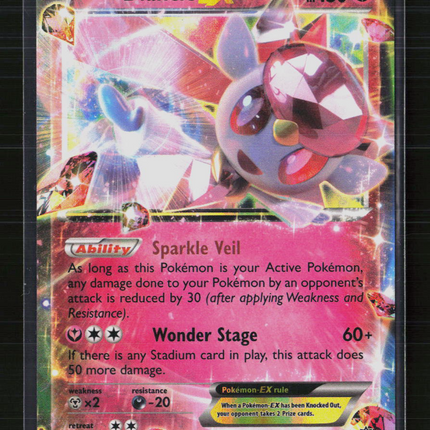 Pokemon 2016 Fates Collide Diancie EX FA #72/124