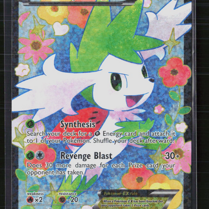 Pokemon 2013 Legendary Treasures Shaymin EX FA #RC21/RC25