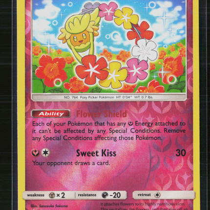 Pokemon 2017 Guardians Rising Comfey #93/145 Reverse Holo