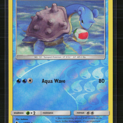 Pokemon 2019 Hidden Fates Lapras #17/68 Reverse Holo