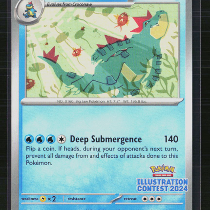 Pokemon 2025 Scarlet & Violet Promo Feraligatr #SVP EN 213