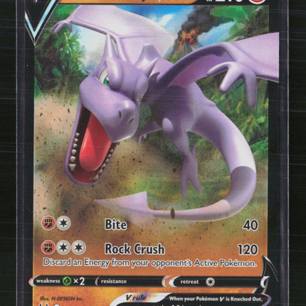 Pokemon 2022 Lost Origin Aerodactyl V #92/196