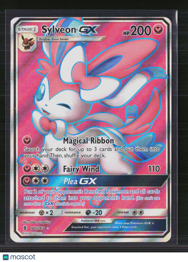 Pokemon 2017 Guardians Rising Sylveon GX FA #140/145