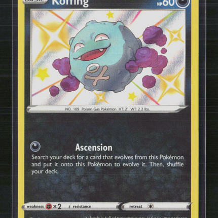 Pokemon 2021 Shining Fates Koffing S #SV076/SV122
