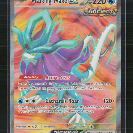 Pokemon 2024 Temporal Forces Walking Wake EX FA #189/162