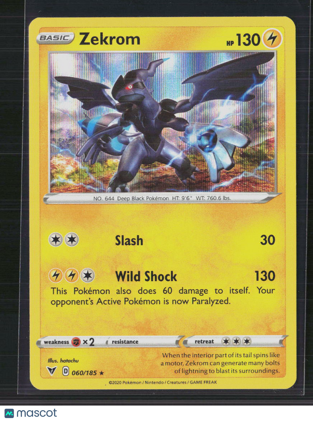 Pokemon 2020 Vivid Voltage Zekrom #60/185