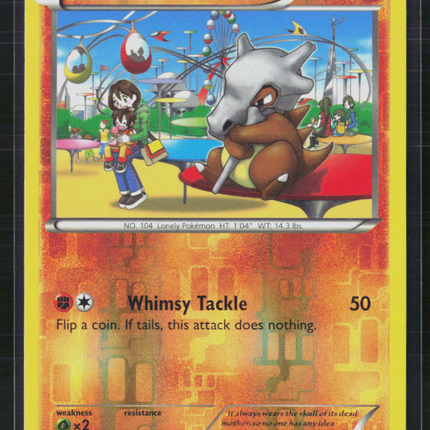 Pokemon 2015 BREAKthrough Cubone #77/162 Reverse Holo