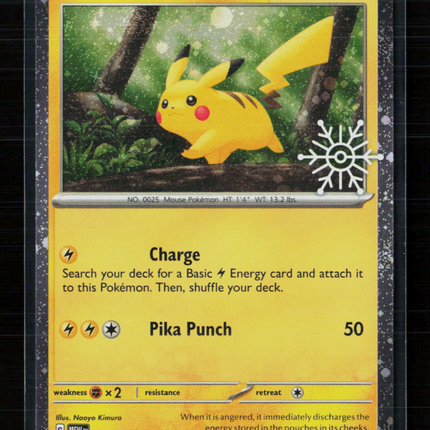 Pokemon 2023 Scarlet & Violet 151 Pikachu #25/165 Holiday