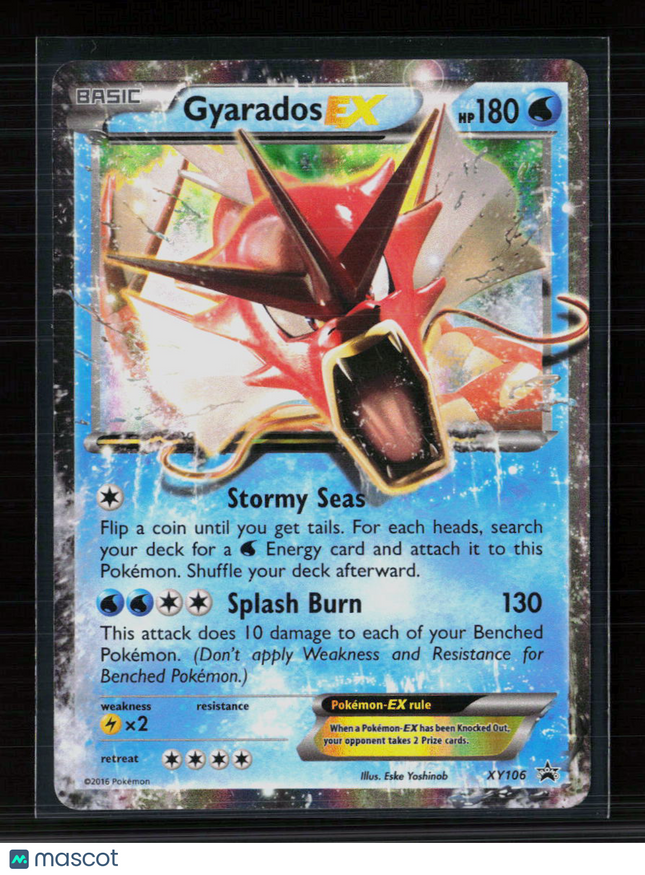 Pokemon 2016 XY Promos Gyarados EX #XY106