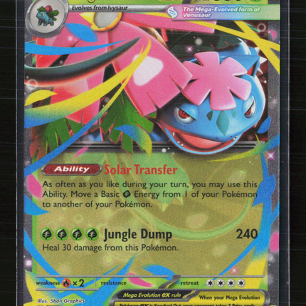 Pokemon 2025 Mega Evolution Mega Venusaur EX SAR #13/13