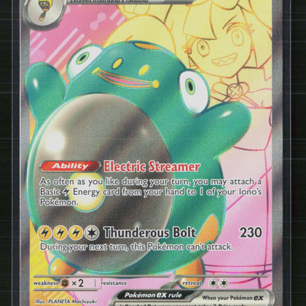 Pokemon 2025 Scarlet & Violet Promo Iono's Bellibolt EX SAR #SVP EN 194