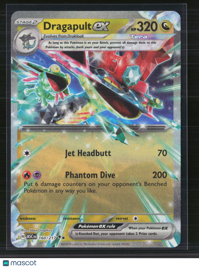 Pokemon 2024 Twilight Masquerade Dragapult EX RR #130/167