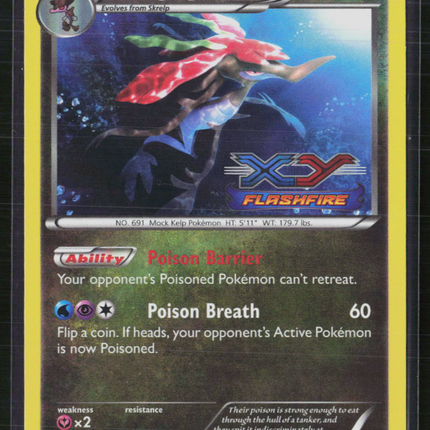 Pokemon 2014 Flashfire Dragalge #XY10 Xy Pre-release