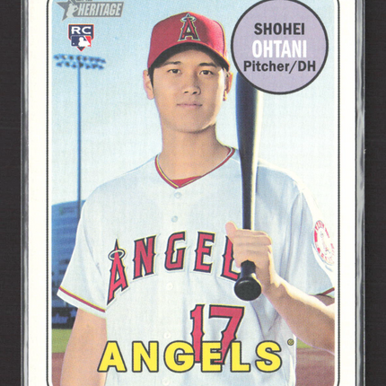 2018 Topps Heritage Shohei Ohtani #600 RC
