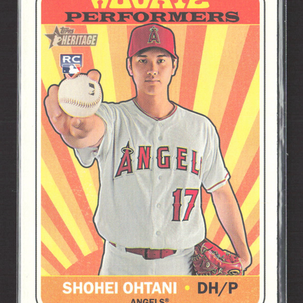 2018 Topps Heritage Rookie Performers Shohei Ohtani #RP-SO RC