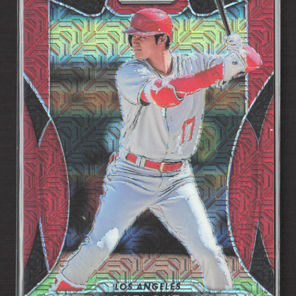 2019 Panini Prizm Shohei Ohtani #153 Red Mojo /299