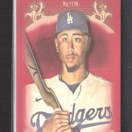 2021 Topps Allen & Ginter Mookie Betts #92 Red Mini 3/5