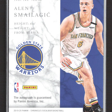 2020 Panini Chronicles Excalibur Apprentice Alen Smailagić #AP-ASM Auto