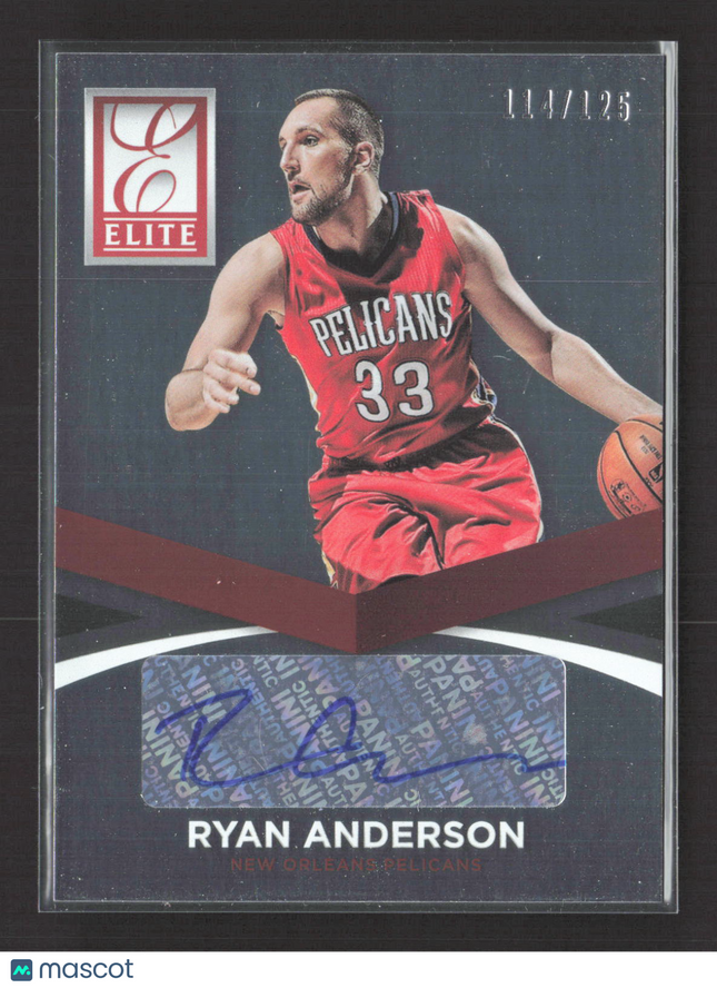 2015 Panini Donruss Elite Ryan Anderson #80 114/125 Auto