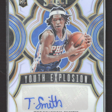 2024 Panini Select Youth Explosion Prizm Terquavion Smith #YE-SMI RC Auto
