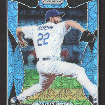 2019 Panini Prizm Clayton Kershaw #98 Blue Mojo /399
