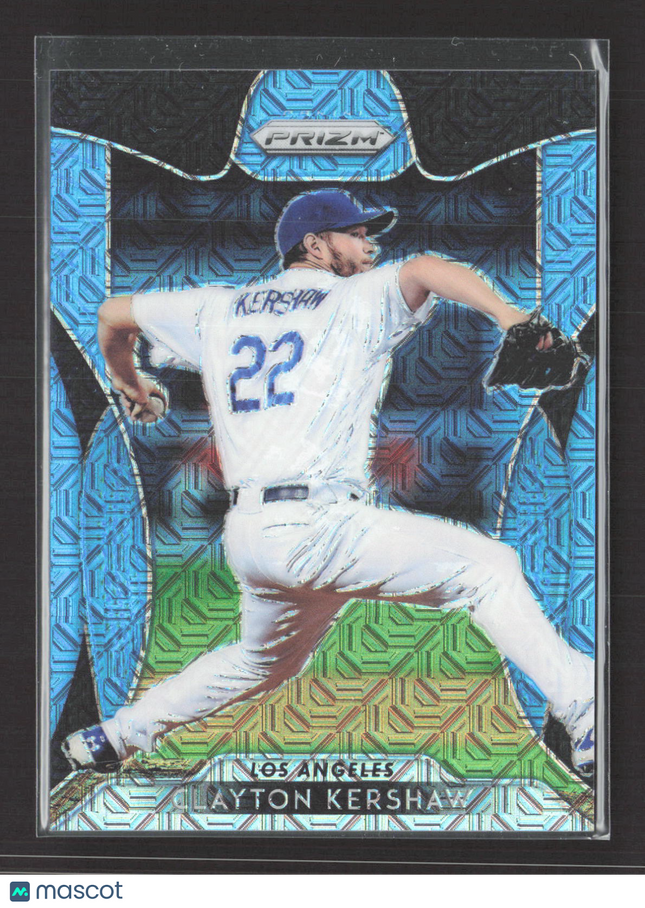 2019 Panini Prizm Clayton Kershaw #98 Blue Mojo /399