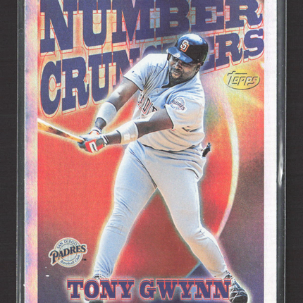 1997 Topps Season's Best Number Crunchers Tony Gwynn #SB1