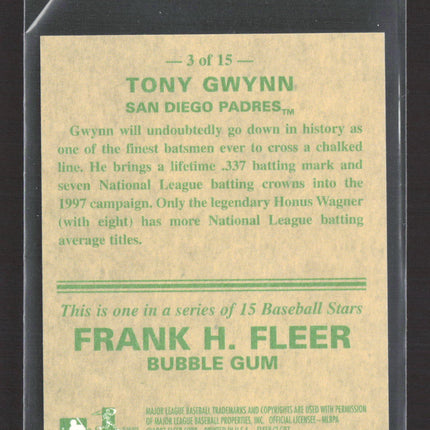 1997 Fleer Goudey Greats Tony Gwynn #3 of 15