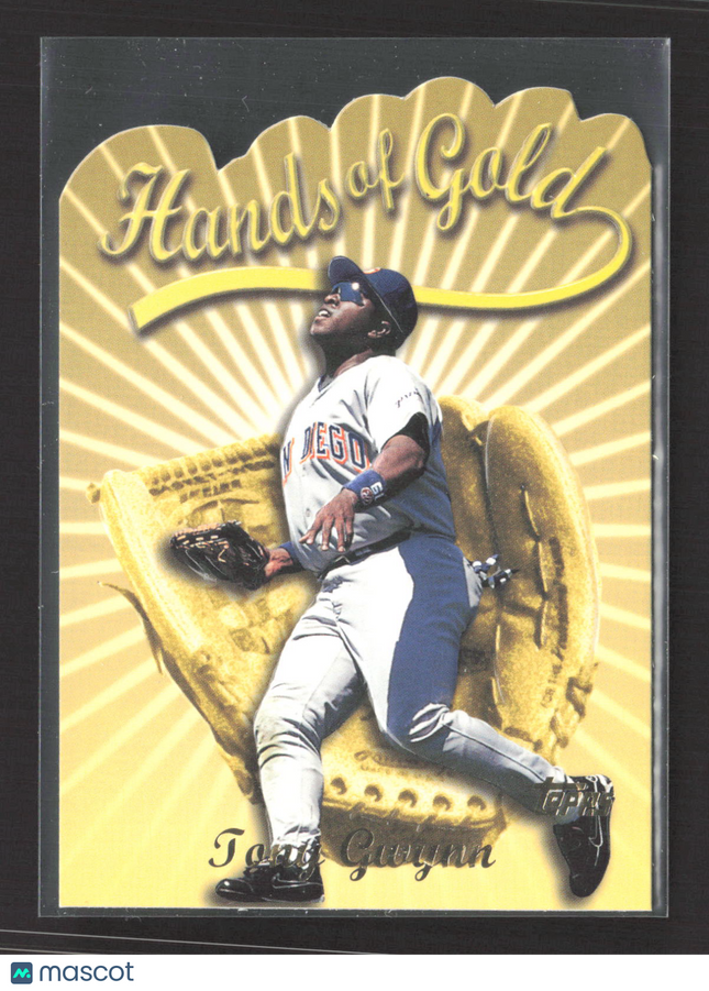 1999 Topps Hands of Gold Tony Gwynn #HG5 Die-Cut