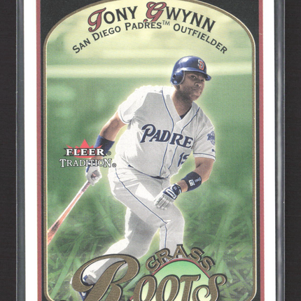 2001 Fleer Tradition Grass Roots Tony Gwynn #13 GR