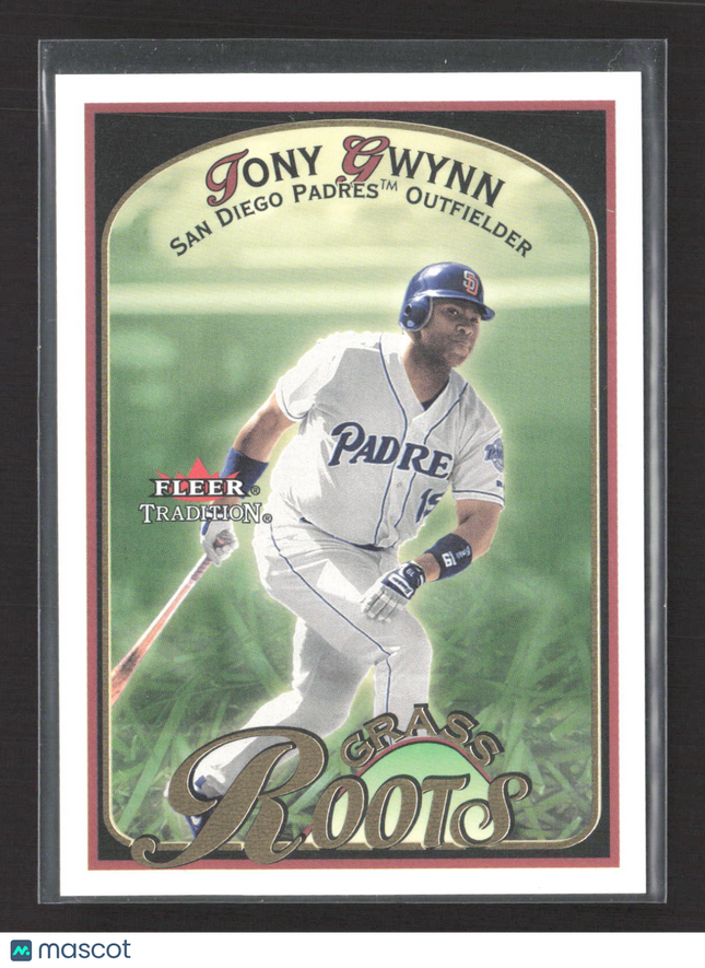 2001 Fleer Tradition Grass Roots Tony Gwynn #13 GR