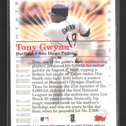 1999 Topps Magic Moments Tony Gwynn #240