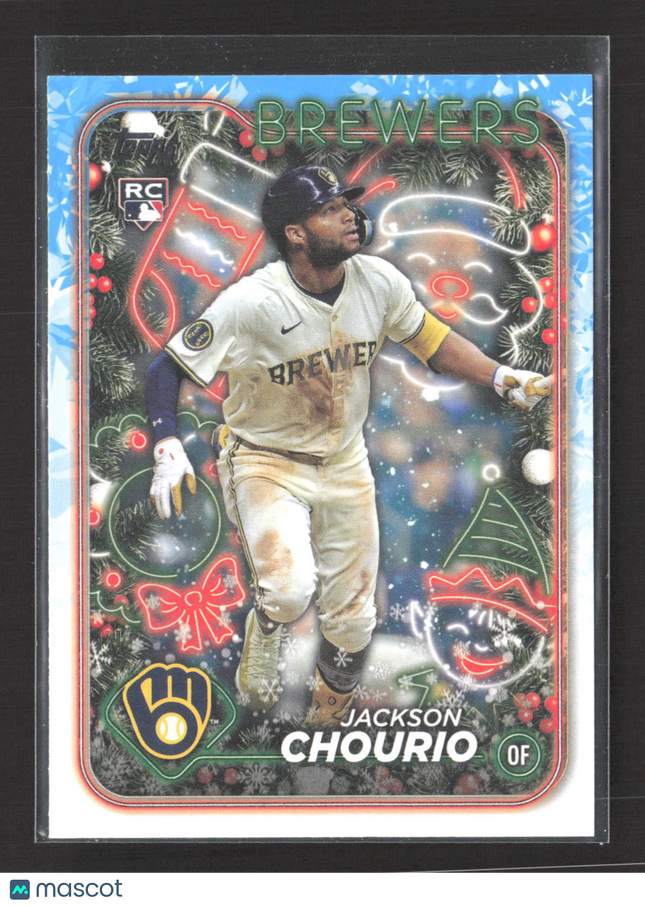 2024 Topps Holiday Jackson Chourio #H119 RC