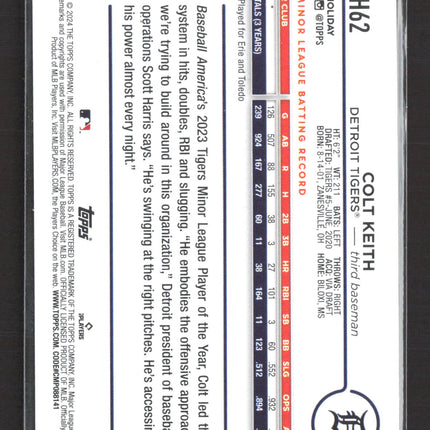 2024 Topps Holiday Colt Keith #H62 RC