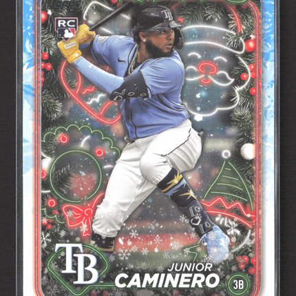 2024 Topps Holiday Junior Caminero #H25 RC