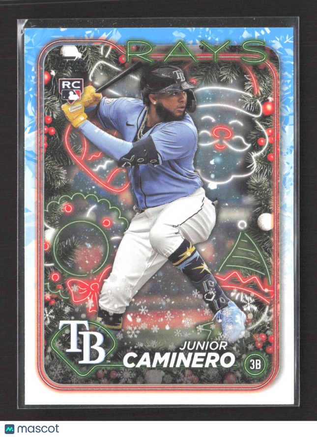 2024 Topps Holiday Junior Caminero #H25 RC