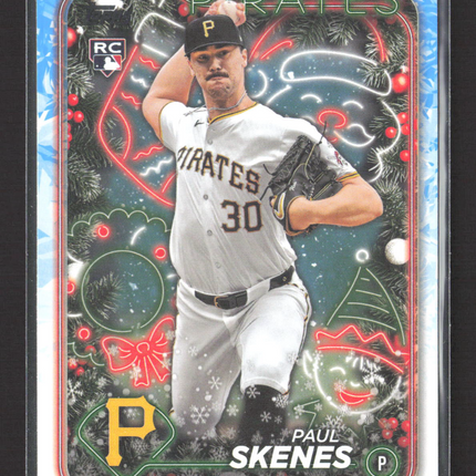 2024 Topps Holiday Paul Skenes #H165 RC
