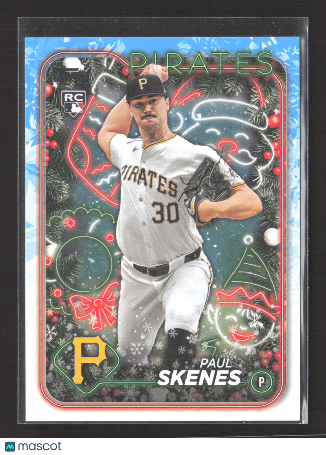 2024 Topps Holiday Paul Skenes #H165 RC