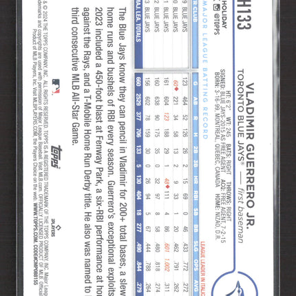 2024 Topps Holiday Vladimir Guerrero Jr. #H133 Lights