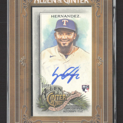 2022 Topps Allen & Ginter Yonny Hernandez #MA-YH RC Auto