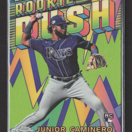 2024 Topps Chrome All-Etch Rookie Rush Junior Caminero #CERR-12 RC