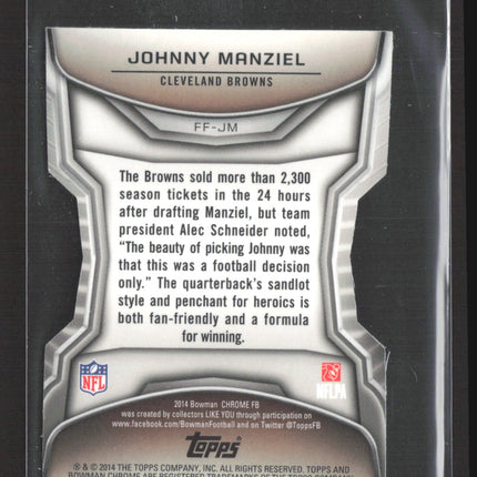 2014 Bowman Chrome Future of the Franchise Johnny Manziel #FF-JM