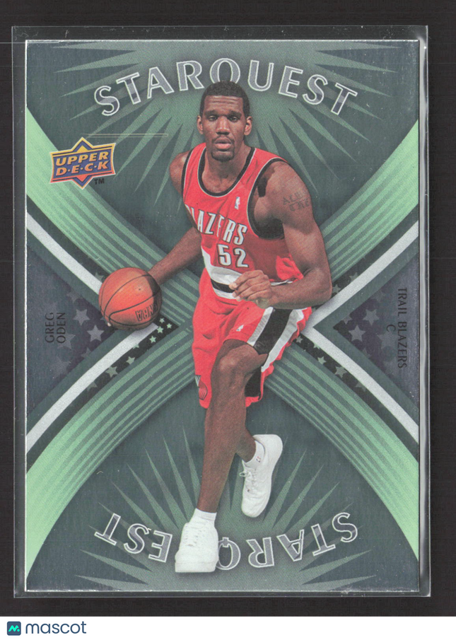 2008 Upper Deck First Edition StarQuest Greg Oden #SQ-26 Green