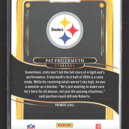 2025 Panini Select Prizm Pat Freiermuth #186 Zebra